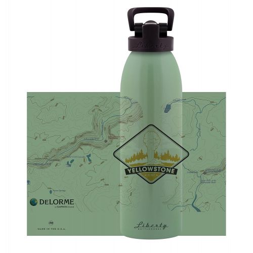  Liberty Bottleworks Topo Aluminum Water Bottle, Made in USA