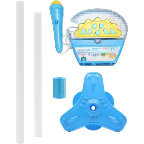 리버티임포트 [아마존베스트]Liberty Imports Rock Star Kids Karaoke Machine Sing Along Multifunctional Stand Up Microphone Toy Play Set with Built in MP3, Speaker, Adjustable Height