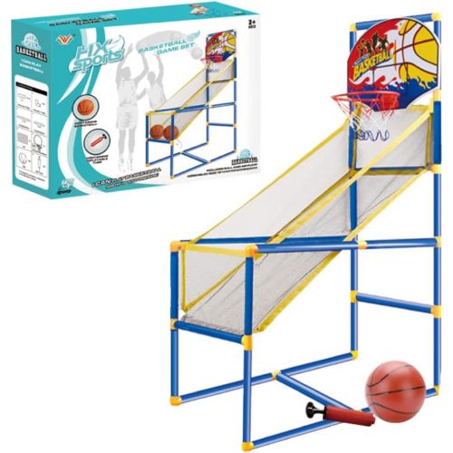 리버티임포트 [아마존베스트]Kids Arcade Basketball Hoop Shot Game - Indoor Sports Shooting System with Mini Hoop, Inflatable Ball and Pump