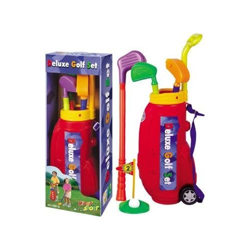 리버티임포트 [아마존베스트]Master Golfer Deluxe Toy Golf Play Set for Kids