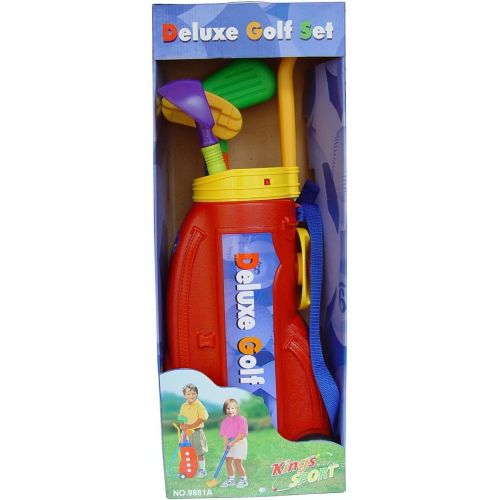 리버티임포트 [아마존베스트]Master Golfer Deluxe Toy Golf Play Set for Kids