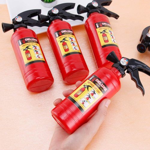 리버티임포트 Liberty Imports 7 Inch Fire Extinguisher Squirt Toys - 12 Pack - Firefighter Water Guns with Realistic Design - Fun Fireman Squirters for Kids Party Favors