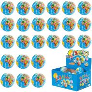 Liberty Imports 24 Pack - Mini Globe Planet Earth Soft Foam Stress Ball Toy Bulk Educational Novelties for Kids, School, Classroom, Party Favors - (2.5 inches Inches)