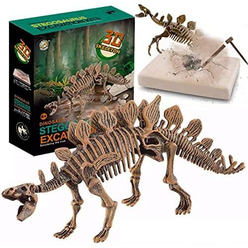 리버티임포트 Liberty Imports Dinosaur Skeleton 3D Dino Fossil Bones Excavation Science Kit