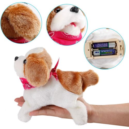 리버티임포트 [아마존베스트]Liberty Imports Cute Little Puppy - Flip Over Dog, Somersaults, Walks, Sits, Barks