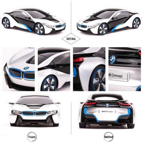 리버티임포트 Liberty Imports BMW i8 Concept Radio Remote Control RC Sports Car 1:24 Scale Electric Model Car