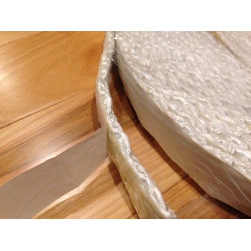  Liberty Supply Adhesive Backed Wood Stove Door Gasket, Fiberglass Rope Seal. Flat 1/4 x 1.5 Wide x 50 ft roll