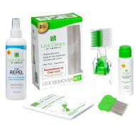 Lice Clinics of America Lice Remover Kit + Daily Prevention Conditioning Spray Combo  Cure & Repel Lice with Complete Kit