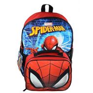Licensed Spider-man 2018 Spider-man 16 Backpack With Lunch Bag