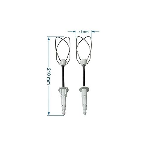  [아마존베스트]Lichtblau Whisk for Bosch Hand Stirrer MFQ30, MFQ35, MFQ4 / Siemens MQ95, MQ96