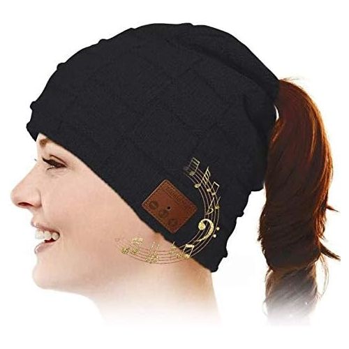  LICORNE Bluetooth Beanie Hat, Smart Wireless Music Beanie for Outdoor Sport Skiing Skating Hiking Camping, Men and Women