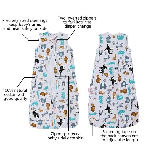 Lictin Baby Sleeping Bag - Baby Wearable Blanket Sleeping Sack Baby 2pcs Baby Swaddle Sack Blanket Sack...