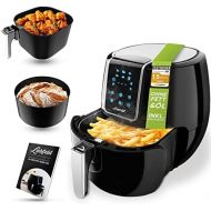 [아마존베스트]Liebfeld - Hot Air Fryer Set [1800 W] Test Winner With 5.3 L Volume Including Bread Basket, Airfryer XXL without Fat and Oil, Hot Air Fryer (XXL)