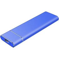 Lifbeier USB 3.1 2TB SSD External Hard Drive Hard Disk for Desktop Mobile Laptop New (Blue)