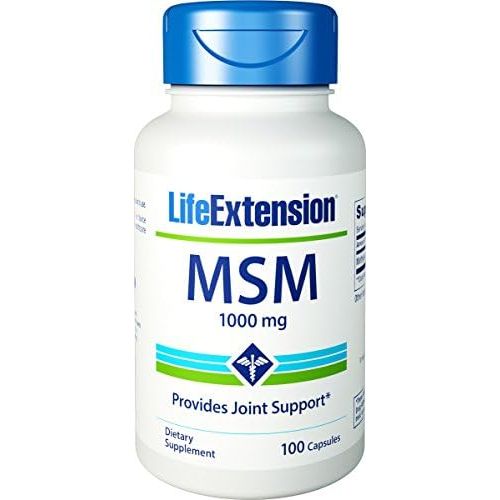  MSM, 1000 mg, 100 caps by Life Extension (Pack of 4)