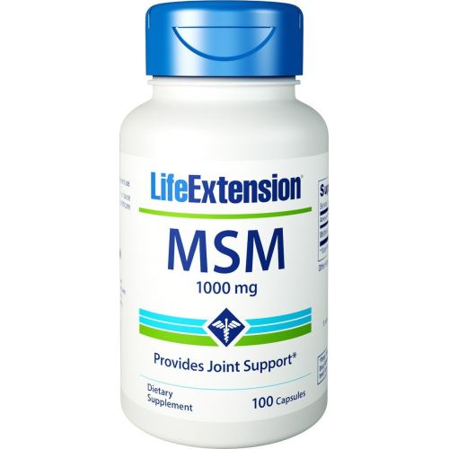  MSM, 1000 mg, 100 caps by Life Extension (Pack of 4)