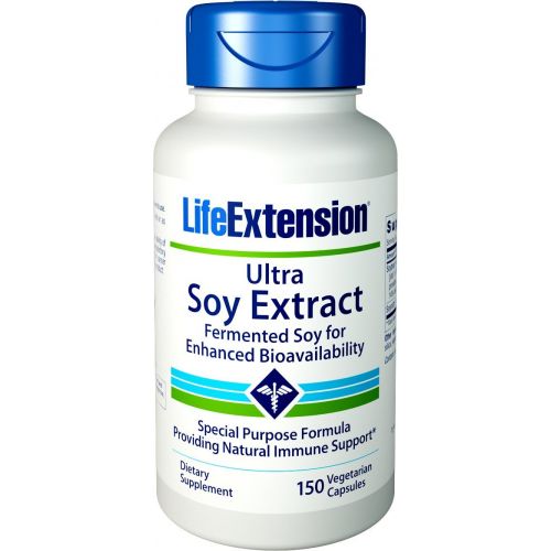  Life Extension Ultra Soy Extract 150 Vegetarian Capsules