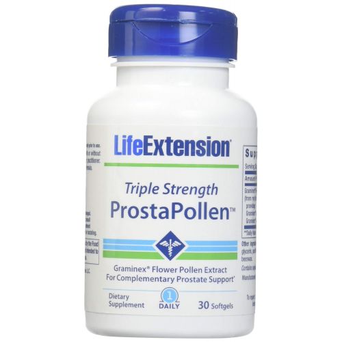  Life Extension Triple Strength ProstaPollen 30 softgels-Pack-3