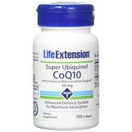 Life Extension Super Ubiquinol Coq10 with Enhanced Mitochondrial Support Soft Gels, 100 Count