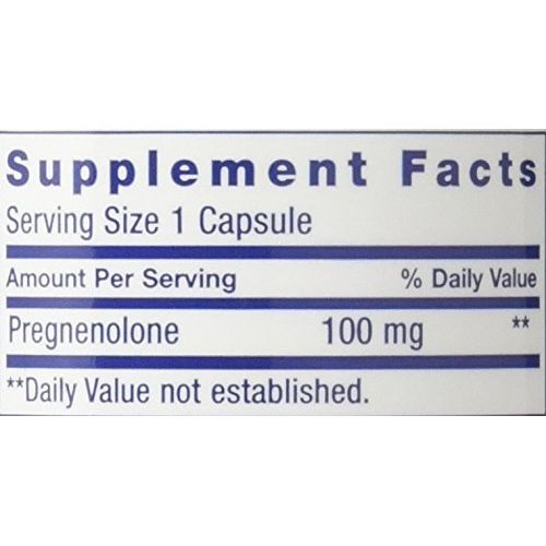  Life Extension Pregnenolone 100 Mg 100 Caps 2-Pack (200 Count)