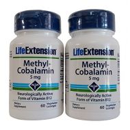 Life Extension - Methylcobalamin 5mg 60 lozenges (Pack of 2)