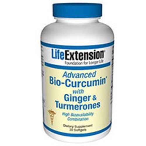  Life Extension Advanced Bio-Curcumin with Ginger & Turmerones 30 softgels-Pack-3