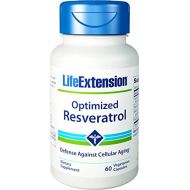 Life Extension Optimized Resveratrol 60 vegetarian capsules (Pack of 2)