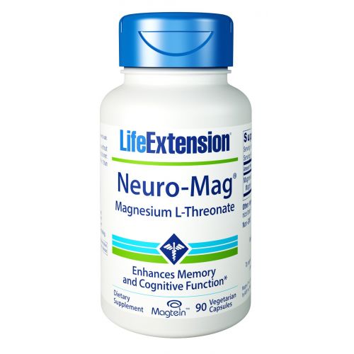  Life Extension Neuro-mag Magnesium L-threonate 90 X 3