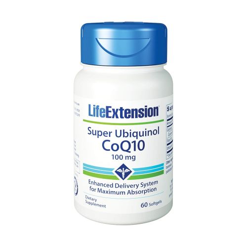  Life Extension Super Ubiquinol CoQ10, 100 mg, Softgels, 60-Count (2 Packs )