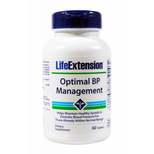  Life Extension Optimal BP Management 60 Tablets (Pack of 2)