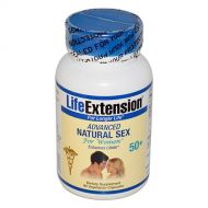 Life Extension Advanced Natural Sex for Women 50 Plus Vegetarian Capsules, 90 Count