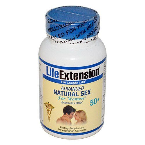  Life Extension Advanced Natural Sex for Women 50 Plus Vegetarian Capsules, 90 Count