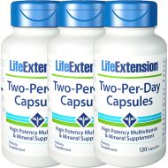 Life Extension Two-Per-Day Capsules 120 Capsules - 3-Pak
