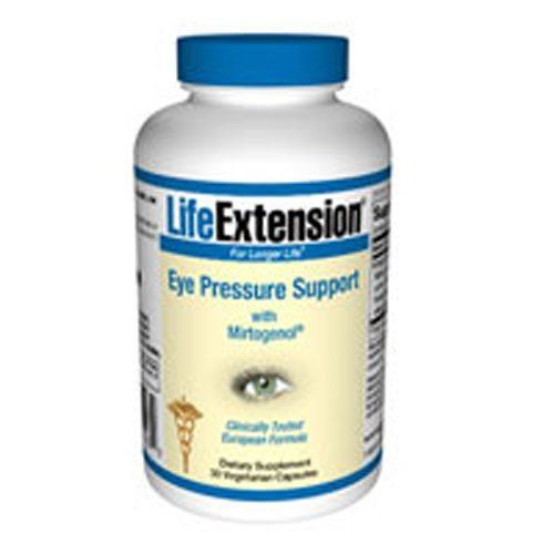  Life Extension Eye Pressure Support with Mirtogenol 30 Vcaps (Pack of 2)
