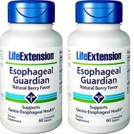 Life Extension Esophageal Guardian 60 chewable Tablets-Pack-2
