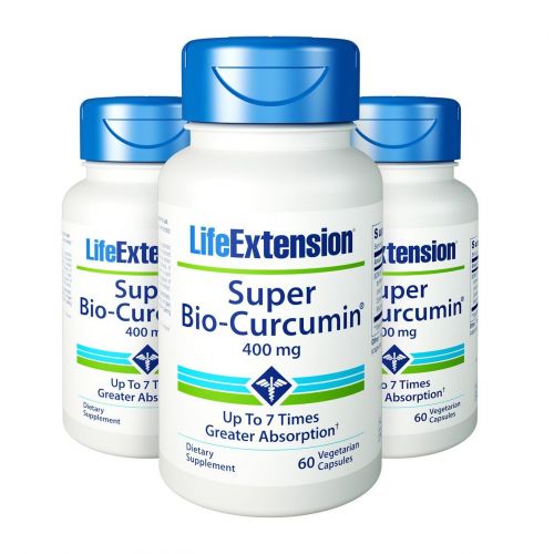  Life Extension - Super Bio-Curcumin - 400 Mg - 60 Vcaps (Pack of 3)