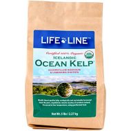 Life Line Pet Nutrition Organic Ocean Kelp Supplement for Skin & Coat, Digestion, Teeth & Gums in Dogs & Cats, 8-Ounce