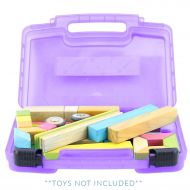 Life Made Better Magnetic Blocks Case, Toy Storage Carrying Box. Figures Playset Organizer. Accessories for Kids by LMB
