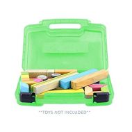 Life Made Better Magnetic Blocks Case, Toy Storage Carrying Box. Figures Playset Organizer. Accessories for Kids by LMB