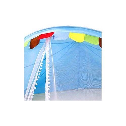  [아마존베스트]LifeEase Baby Bed Canopy, Princess Hanging Play Tent, Round Hoop Crib Netting for Bedroom Decoration, Study Indoor Reading Corner, Children Play Tent Castle (Dark Blue)