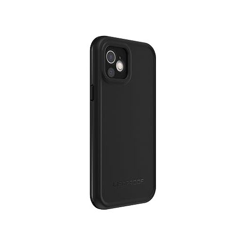  LifeProof Fre Case for iPhone 12, Waterproof (IP68), Shockproof, Dirtproof, Drop Proof to 2 Meters, Sleek and Slim Protective Case with Built in Screen Protector, Black