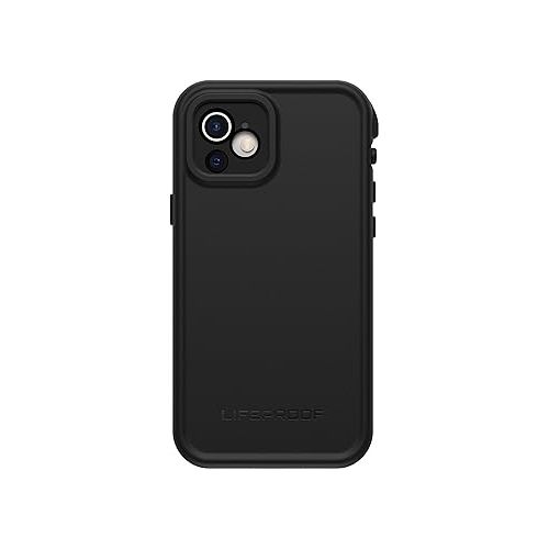 LifeProof Fre Case for iPhone 12, Waterproof (IP68), Shockproof, Dirtproof, Drop Proof to 2 Meters, Sleek and Slim Protective Case with Built in Screen Protector, Black