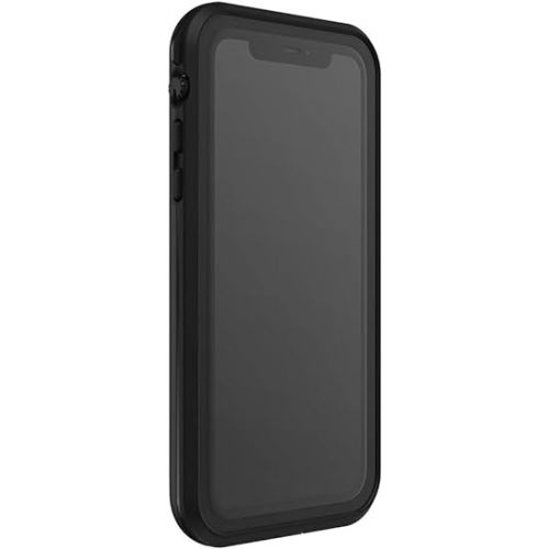  LifeProof iPhone 11 FR? Series Case - BLACK, waterproof IP68, built-in screen protector, port cover protection, snaps to MagSafe