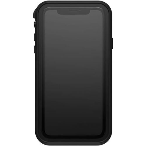  LifeProof iPhone 11 FR? Series Case - BLACK, waterproof IP68, built-in screen protector, port cover protection, snaps to MagSafe