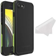 Lifeproof FR? Series Waterproof Case for iPhone SE 3rd Gen (2022)/ SE 2nd (2020), iPhone 8/ 7 (NOT Plus) - Non-Retail Packaging - Night LITE (Black/Lime)