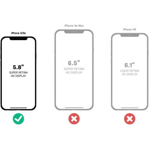  [아마존 핫딜] [아마존핫딜]LifeProof Lifeproof FR SERIES Waterproof Case for iPhone Xs - Retail Packaging - ASPHALT (BLACK/DARK GREY)