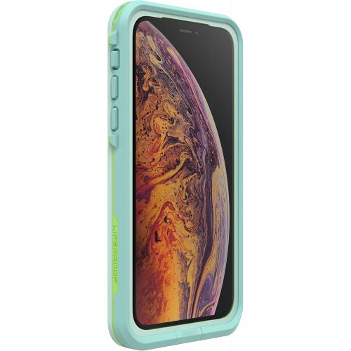  Lifeproof FR SERIES Waterproof Case for iPhone Xs - Retail Packaging - TIKI (FAIR AQUA/BLUE TINT/LIME)