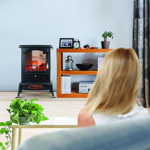  LifeSmart 3 Sided Flame View Infrared Stove Heater, PCHT1109US