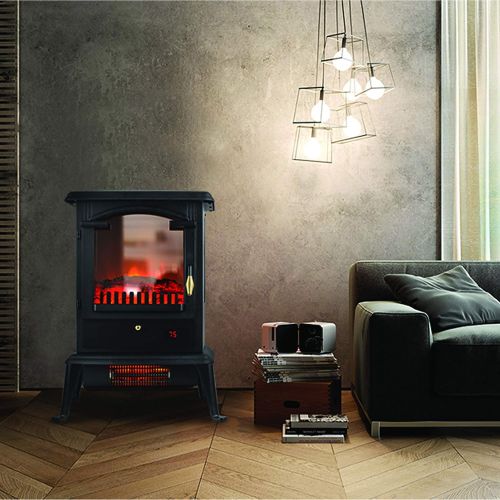  LifeSmart 3 Sided Flame View Infrared Stove Heater, PCHT1109US