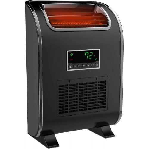  LifeSmart HT1153L Slimline Wall Huggable 1500 Watt Infrared Quartz Single Room Space Heater